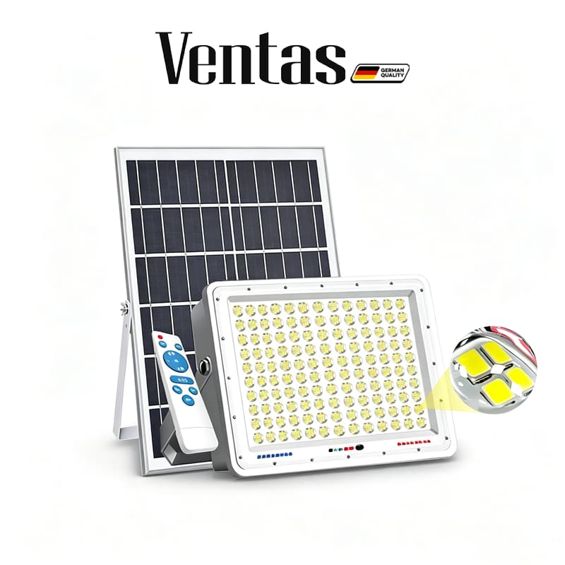 Ventas Refletor Solar 3000W Kit  Unidades Sensor Movimento Controle Remoto IP67 À Prova D'Água Super