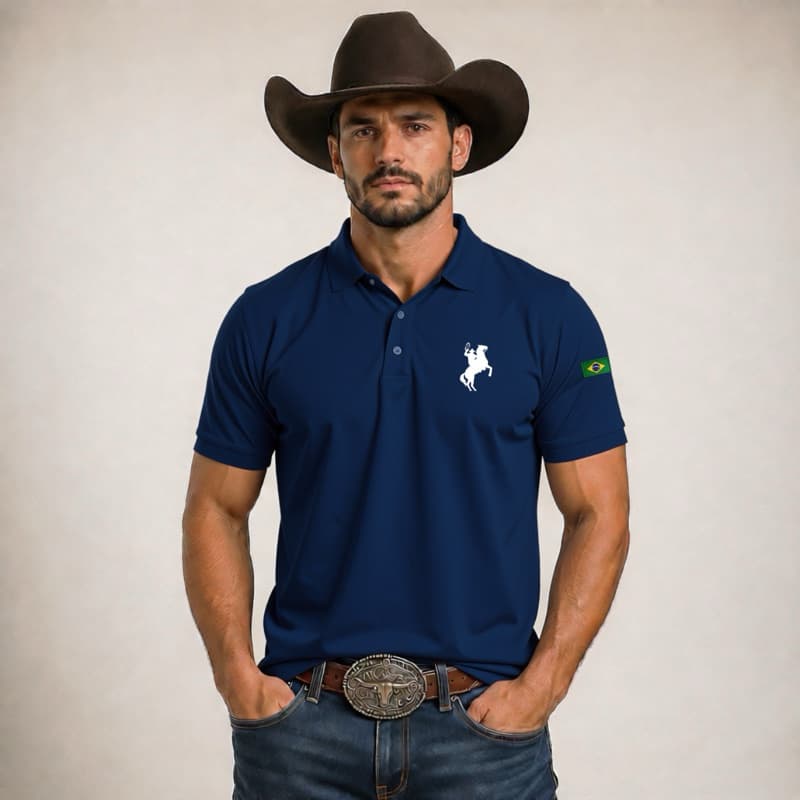 Camiseta Country Camiseta Polo Cavalo Masculina Camiseta Camisa Trabalho blusas Masculinas