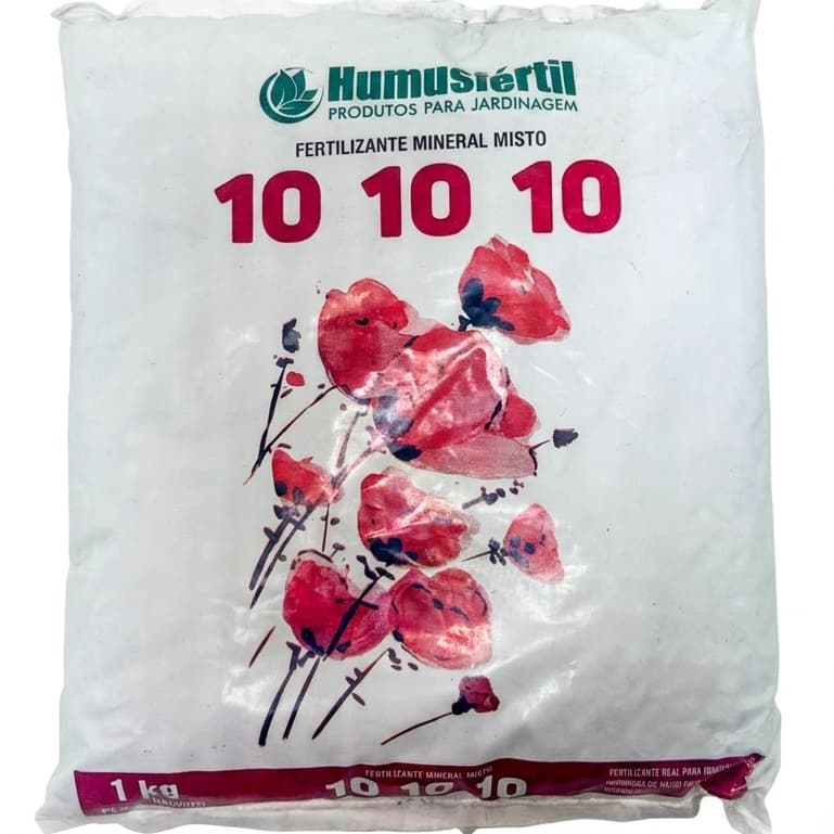 Fertilizante NPK 10-10-10 Granulado | Adubo para Plantas, Hortas, Flores, Vasos e Frutíferas