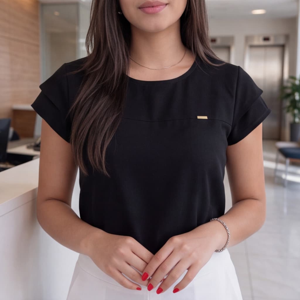 Blusa Feminina Elegante Sedinha Premium