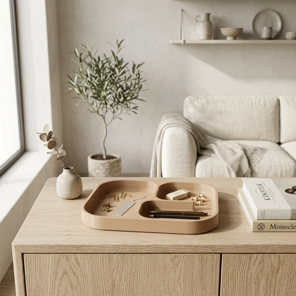 Bandeja Organizadora Decorativa Multiuso Porta Joias Banheiro Lavabo Mesa Sala Decoração Organizador de Objetos