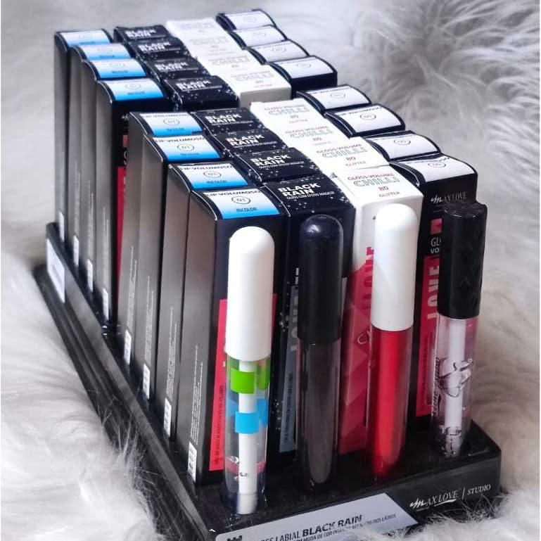 Box/Display Os Melhores Gloss da Max Love (4 tipos de gloss, 32 und + provador) - Max Love