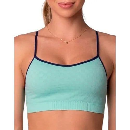 Top Fitness Feminino Selene Top Com Bojo Academia Esportivo Confortável Tecido Respirável Treino