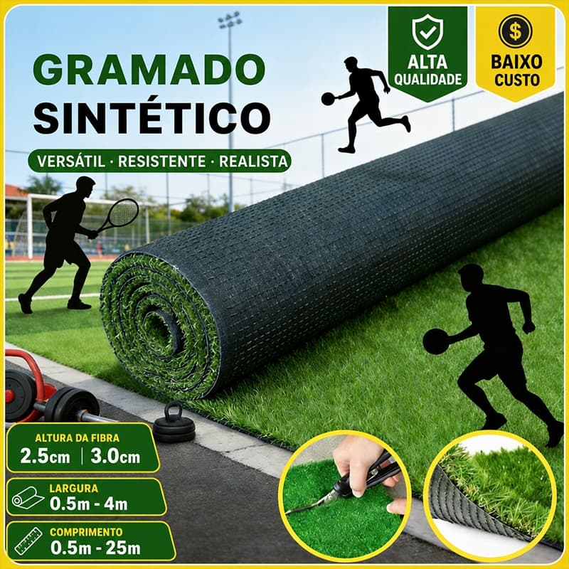 Grama artificial de 25 mm, 2 m x 1 m a 4 m, 5 raios UV, grama sintética inofensiva e segura.