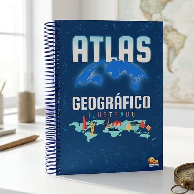 Atlas Geográfico Ilustrado / Espiral