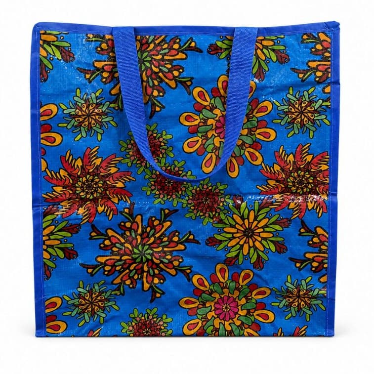 Bolsa Viagem Feira Compras Impermeável Sacoleiro cores e estampas variadas