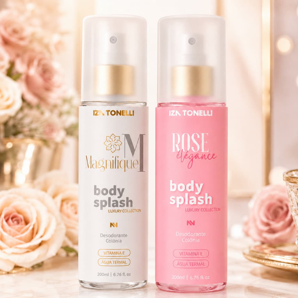 Kit 2 Body Splash Feminino Perfume 200ml Desodorante Colônia Corporal Original