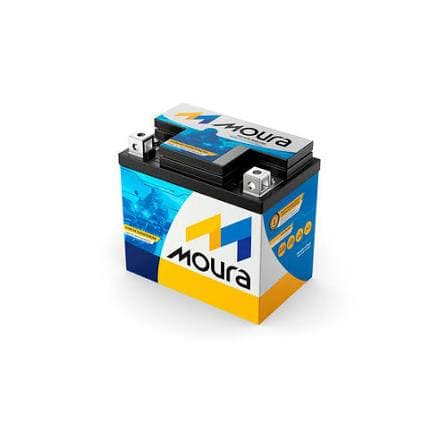 Acumulador de carga Moura Titan Fan Biz Bros Xre 125 150 160 5ah
