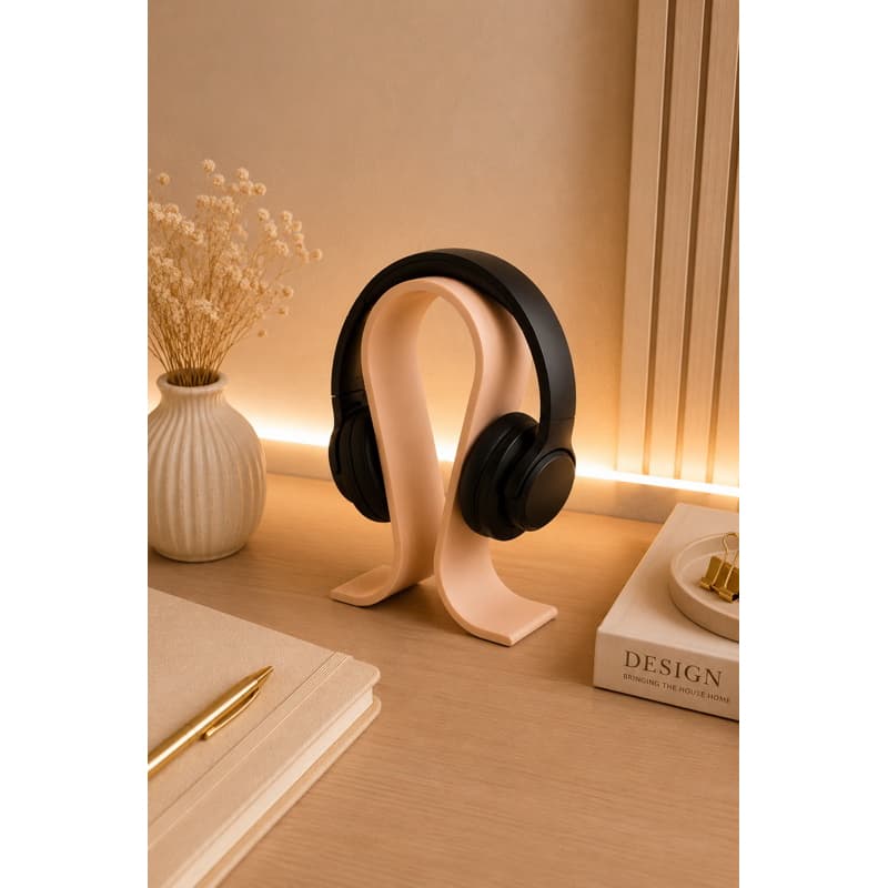 Suporte Universal Para Fone De Ouvido Headset Mesa E Organização Elegante Minimalista