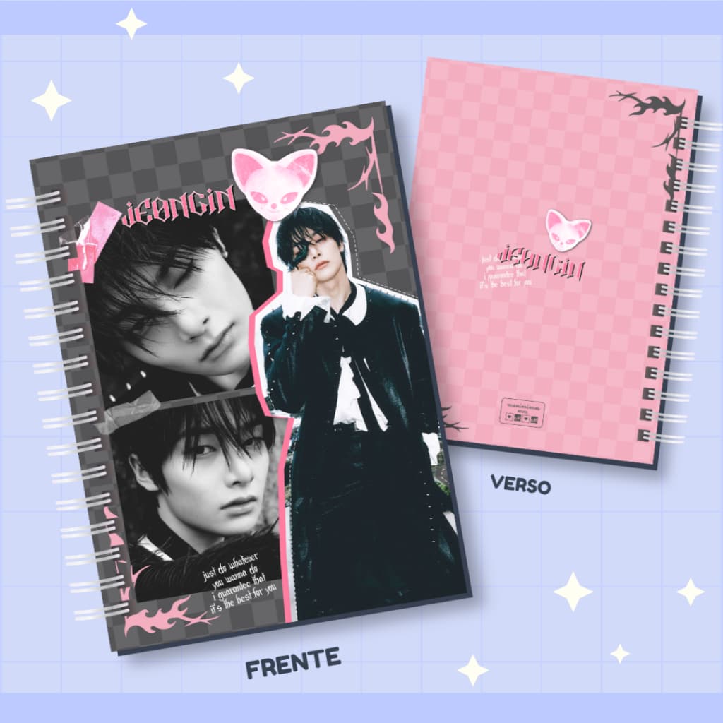 Caderno IN Stray Kids Kpop | Caderno A5 ou Universitário