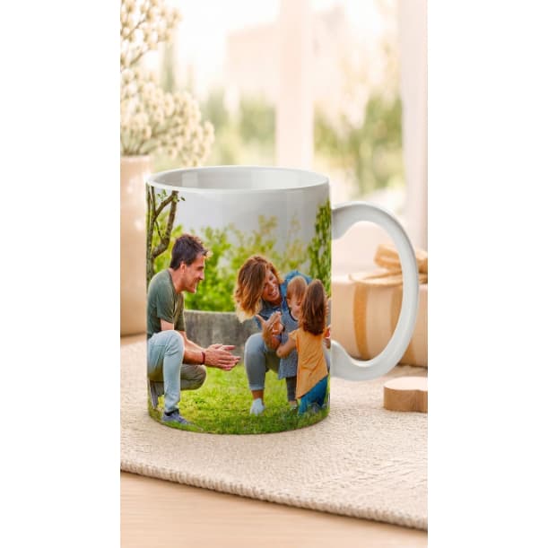 Caneca Personalizada Porcelana com Foto da Sua Família