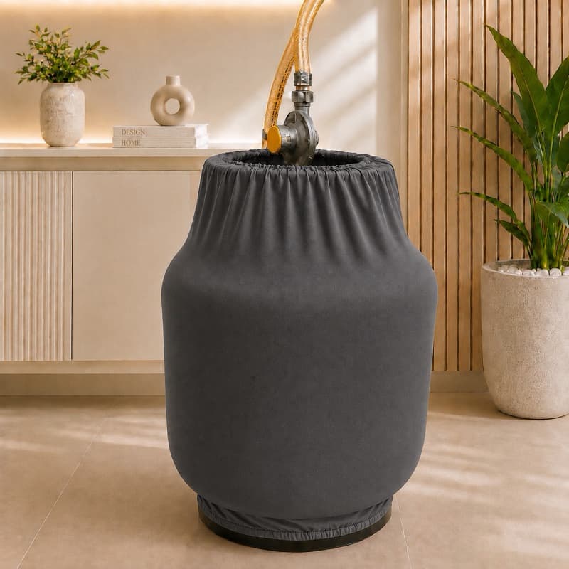Capa para Botijão de Gás 13kg Malha Gel Premium | Elástica | Protege contra Poeira ,Arranhações | Decoração para Cozinha