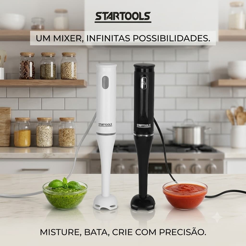 Mixer  Batedor  Misturador Elétrico com Copo 700ml 127V / 220V- Sortida