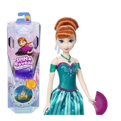 Boneca Disney Frozen Elsa Spin E Reveal Com Acessórios