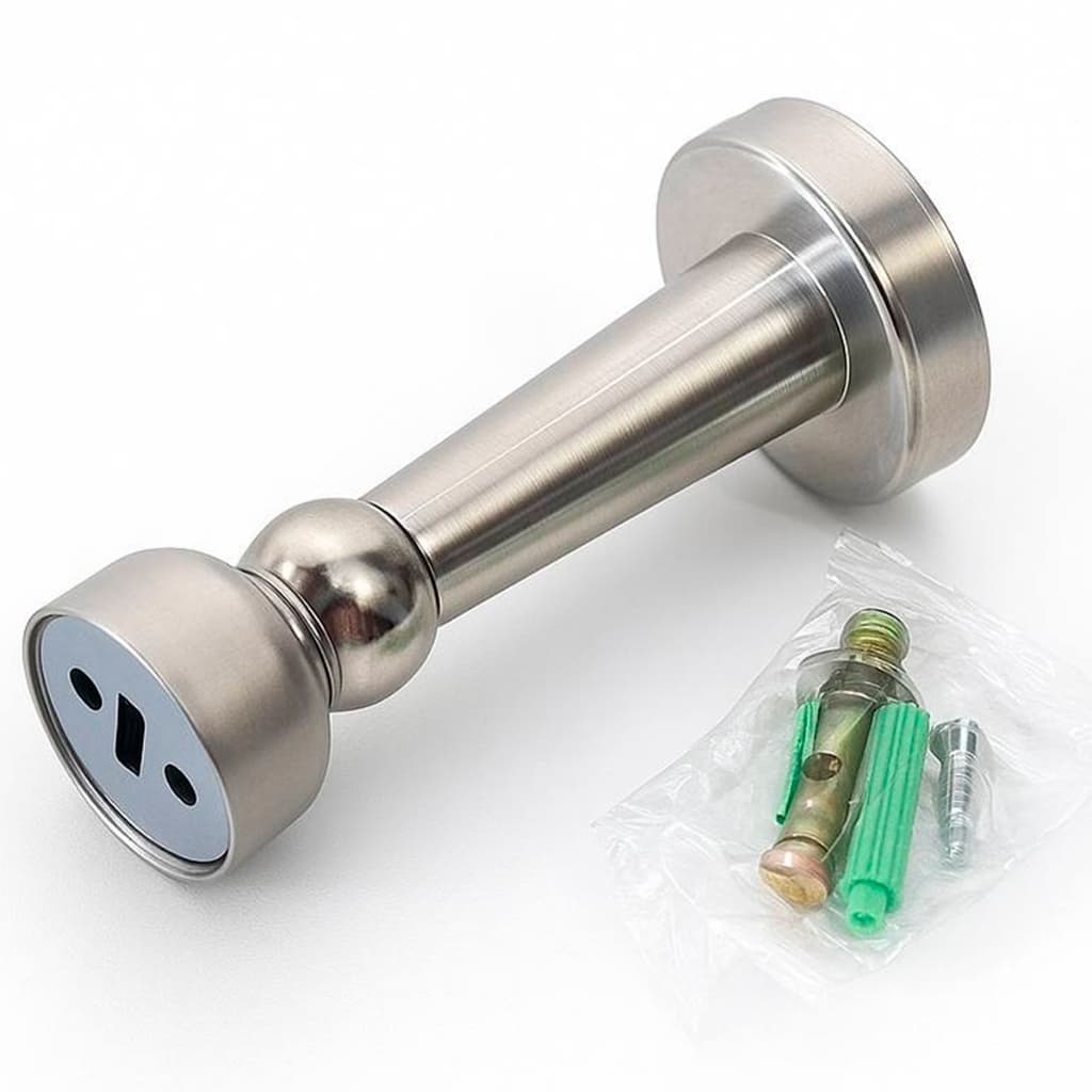 Prendedor de Porta Magnético Aço Inox Batente Trava Porta Segurador Imã