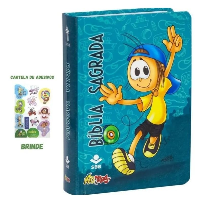 Bíblia Infantil Mig E Meg Ilustrada Capa Dura