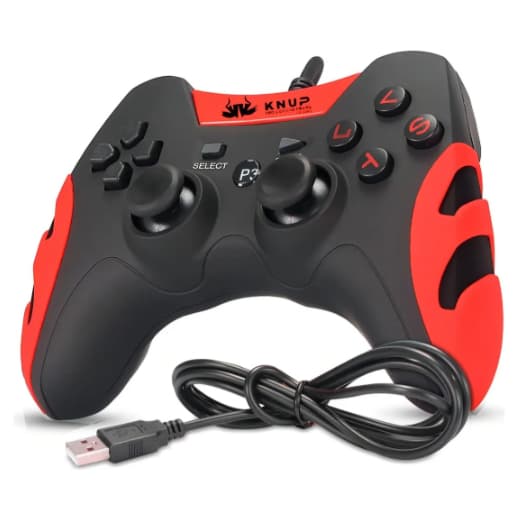 Controle Dualshock Joystick Analógico Manete Com Fio Usb Para Pc Gamer Ps3 Playstation 3 Console Pcs