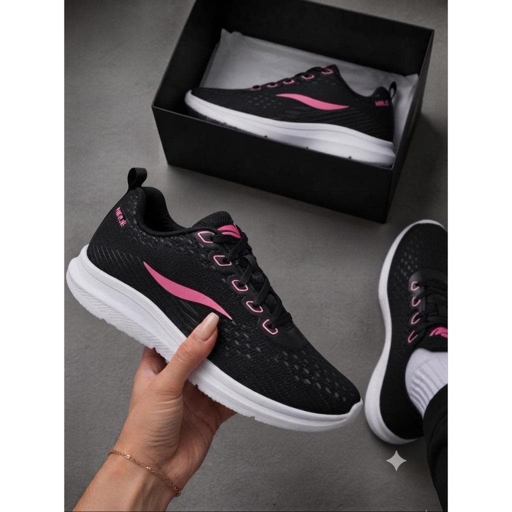 Tenis Feminino Caminhada Academia Lançamento Leve Confortável