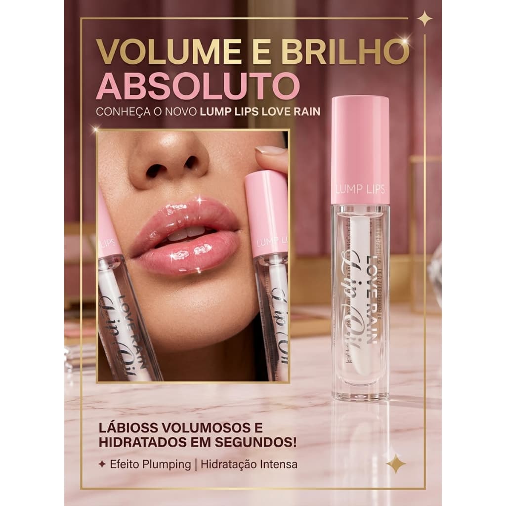 ✨ Lip Oil Love Rain - Plump Lips Labios Volumosos