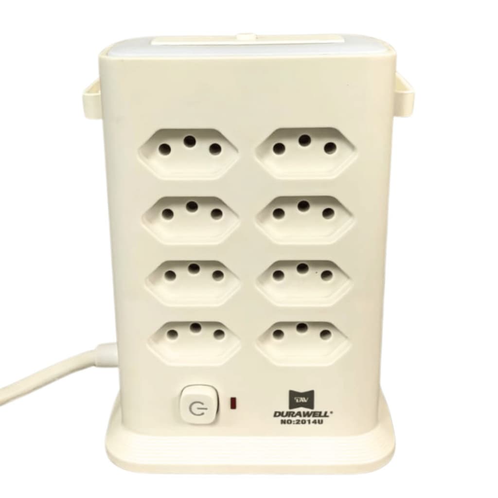 Extensão Torre 14 Tomadas Bivolt 2m Proteção Elétrica