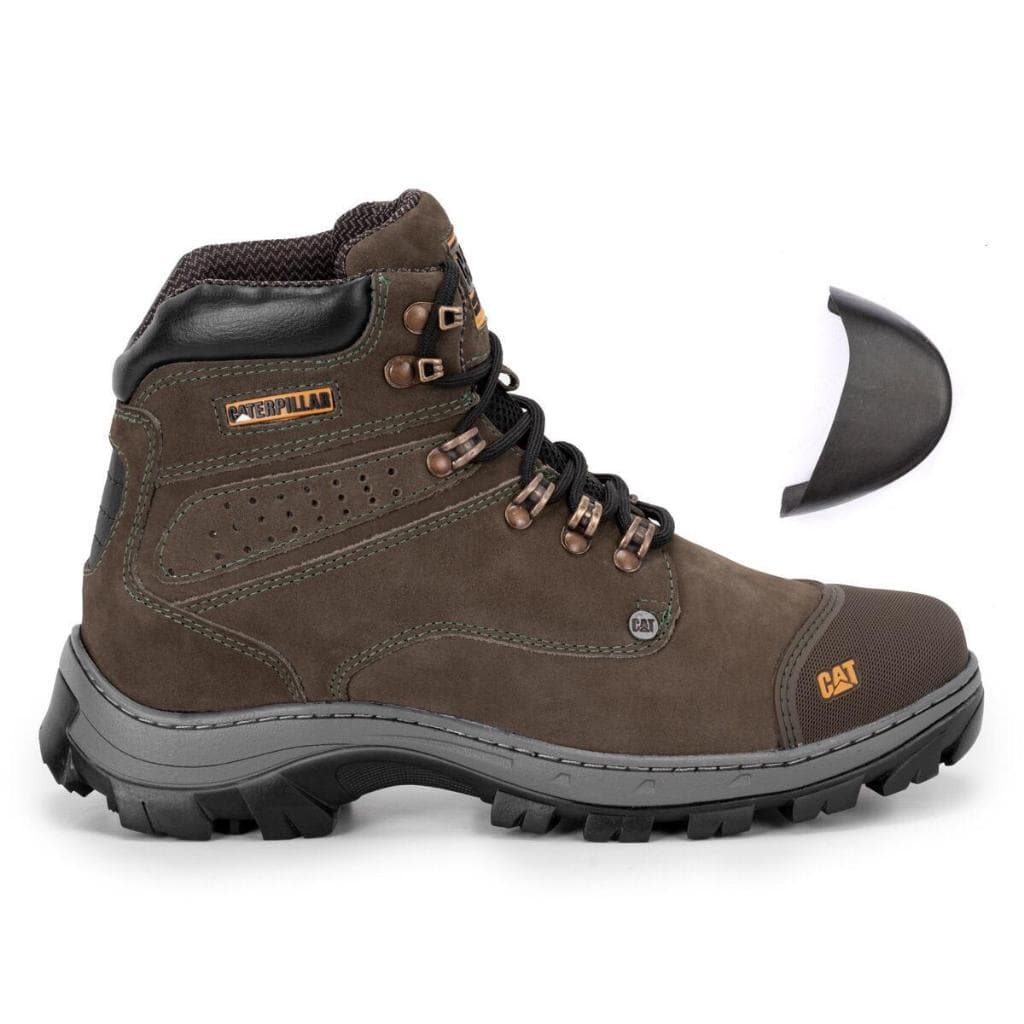 Bota Caterpillar Masculina com Biqueira PVC Adventure Super Confortavel