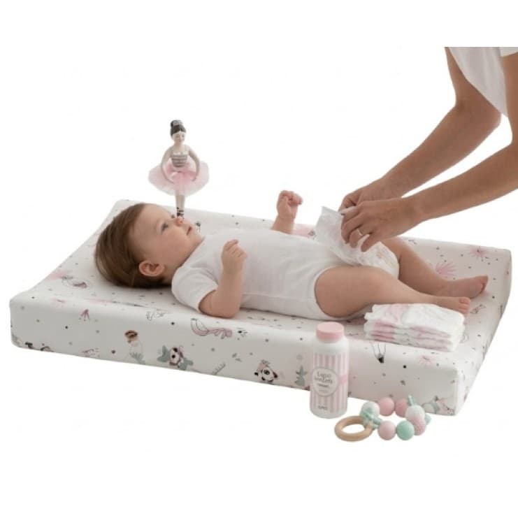 Trocador de Fraldas Americano para Bebês Cômoda Cama Impermeável Macio
