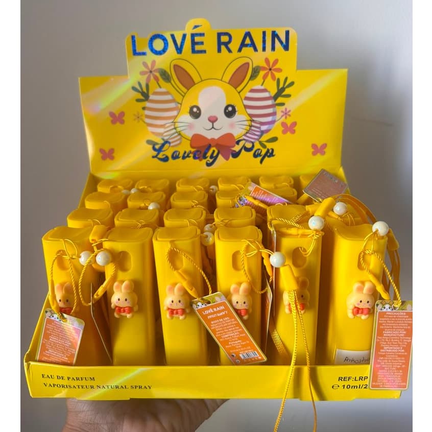 Kit 12 pcs Perfume Importado Feminino Atacado Floral Fresco Fragrância Delicada Longa Duração 10 ml Lovely Pop Love Rain