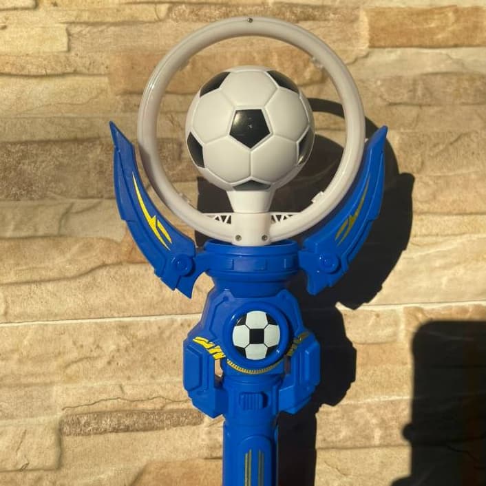 Bola gira gira musical com Led - bastão futebol divertido