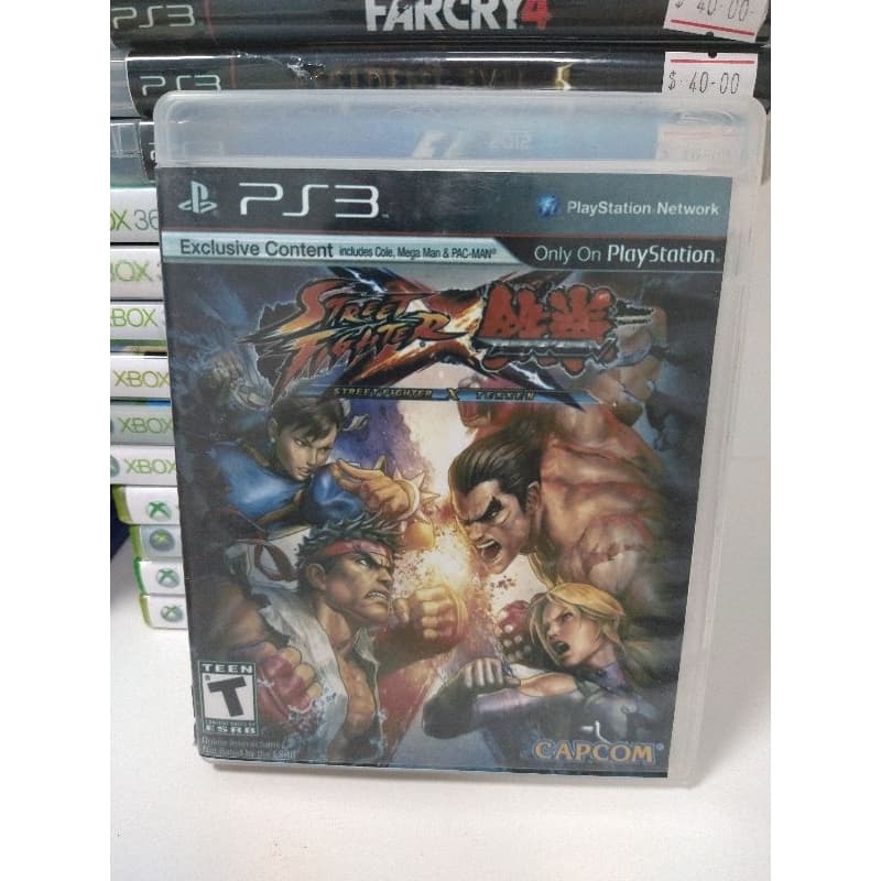 Street Fighter Vs Tekken PS3 Mídia Física Original ENCARTE REIMPRESSO