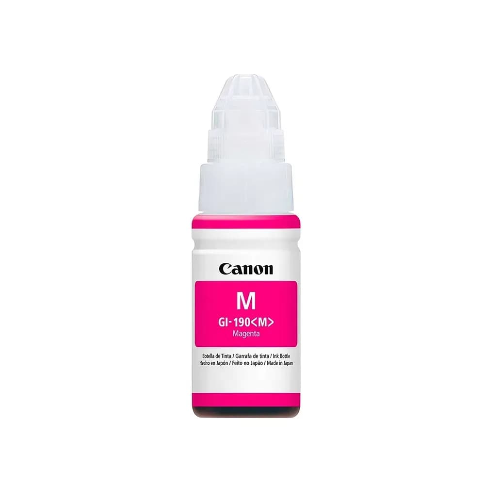 Tinta Canon GI-190 Magenta Original 70ml Refil para Impressoras Mega Tank
