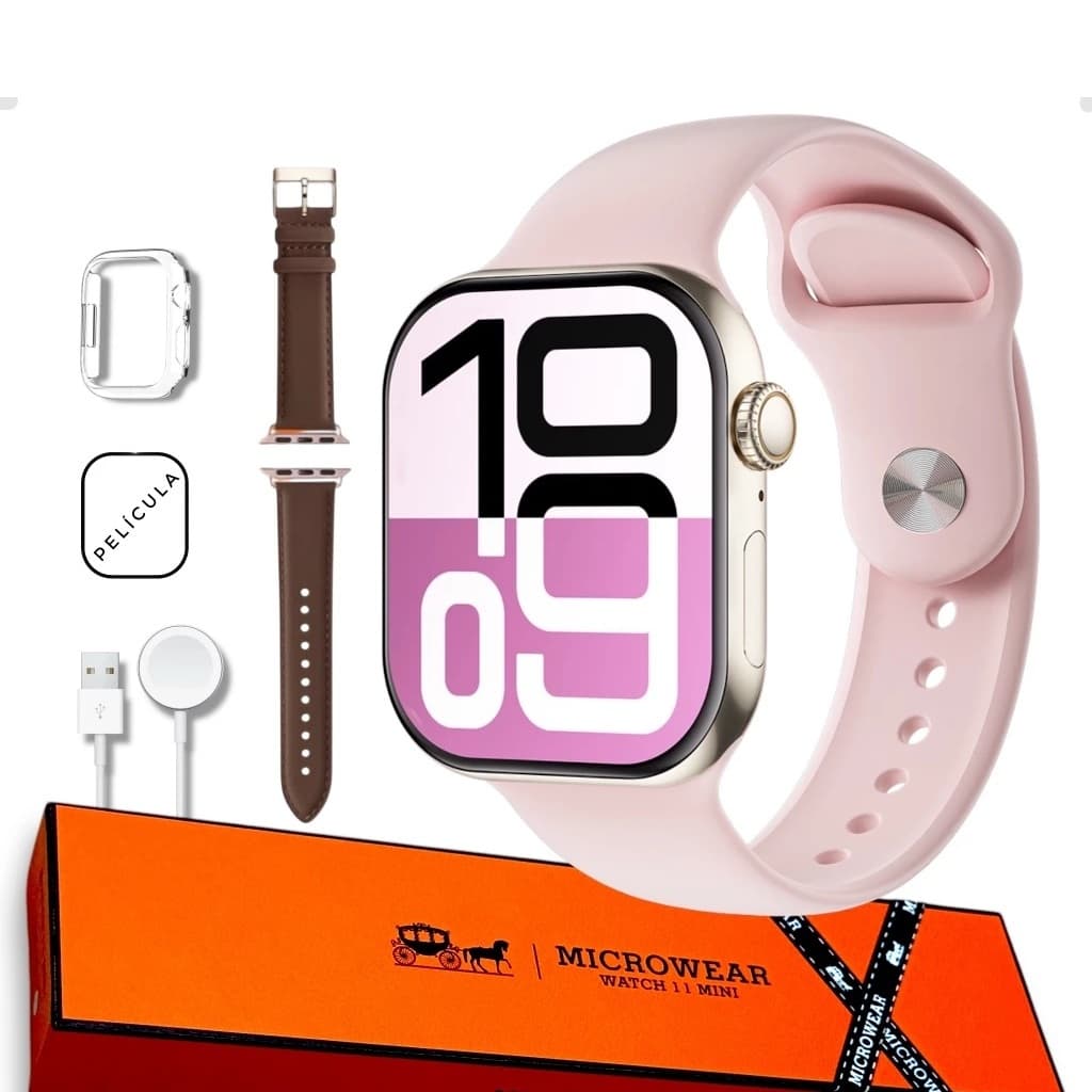 Smartwatch Microwear W11 Mini Lançamento Fitness Esportivo Notificações Redes Sociais