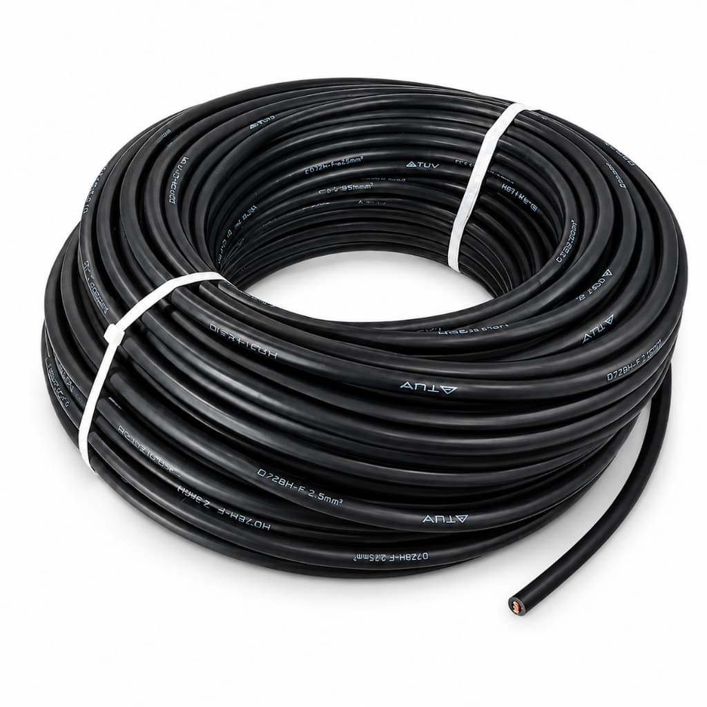 CABO FLEXIVEL 25MM PARA MÁQUINA DE SOLDA - 5 METROS