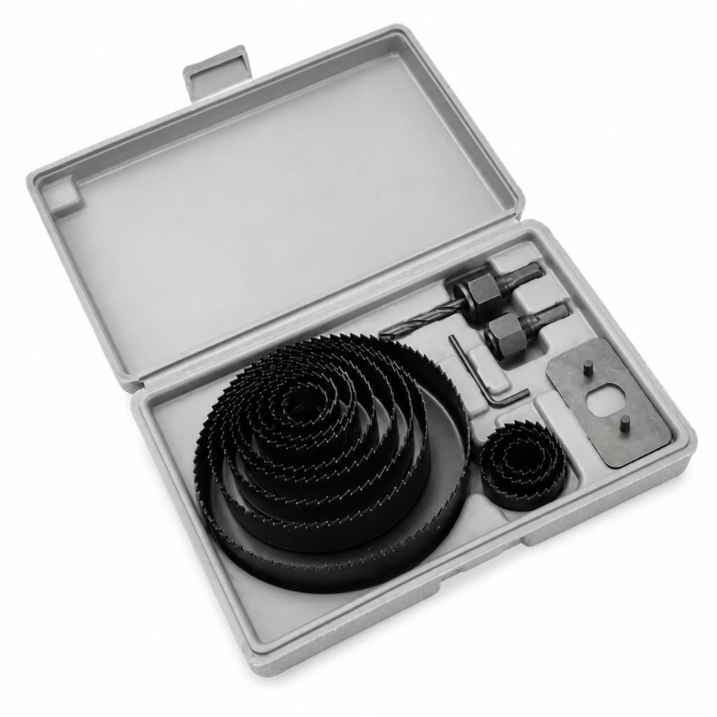 Jogo Kit Serra Copo 16 Peças 19 A 127mm Com Estojo