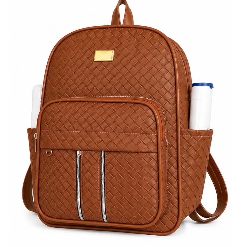 Bolsa Mochila feminina de Couro Sintetico. MODA PREMIUM Bolsas femininas de moda