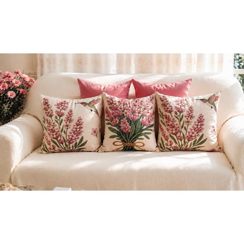 Kit 5 Capas de Almofadas Decorativas e Estampadas 45x45 no suede aveludada estampadas computadorizadas para sofa no