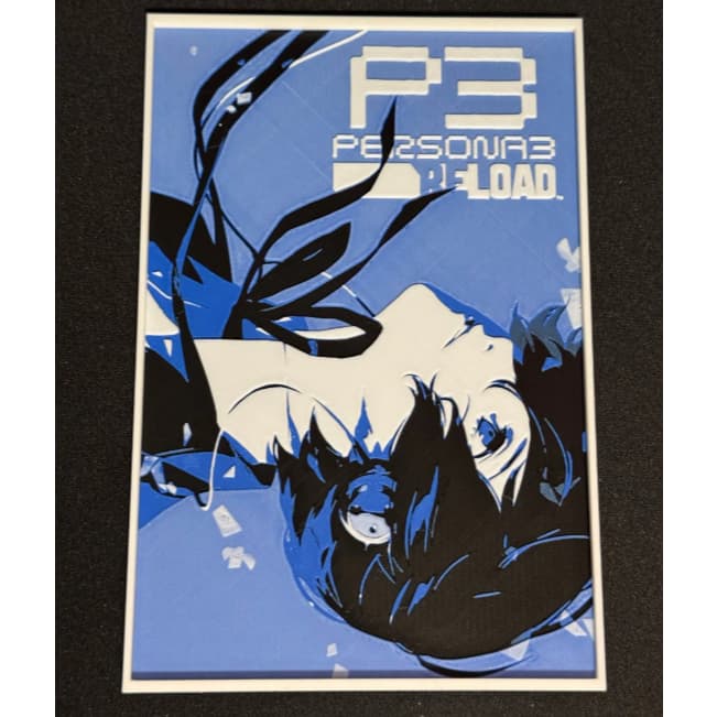 Quadro Persona 5 Persona 4 Golden Persona 3 Reload Metaphor Poster Decorativo 3D