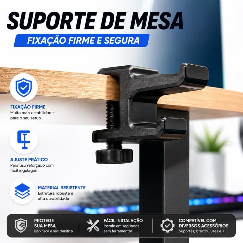 Suporte para Headset e Fones de Ouvido – Mais Organização e Conveniência