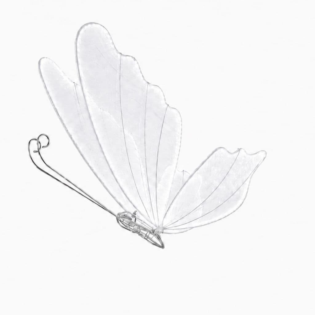 LUMINARIA BORBOLETA LED BRANCO FRIO 100CM Bivolt