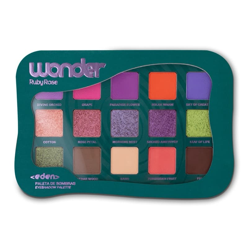 Paleta De Sombras Eden Wonder Hbe2210 - Ruby Rose