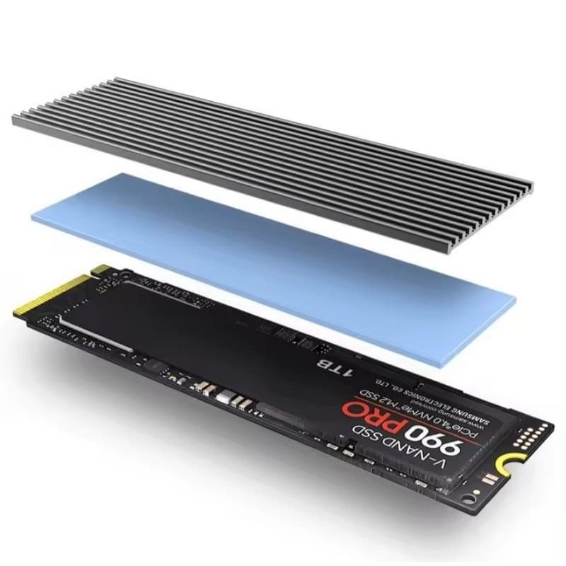 Dissipador de Calor Para SSD NVME e Vídeo Game com Thermal Pad