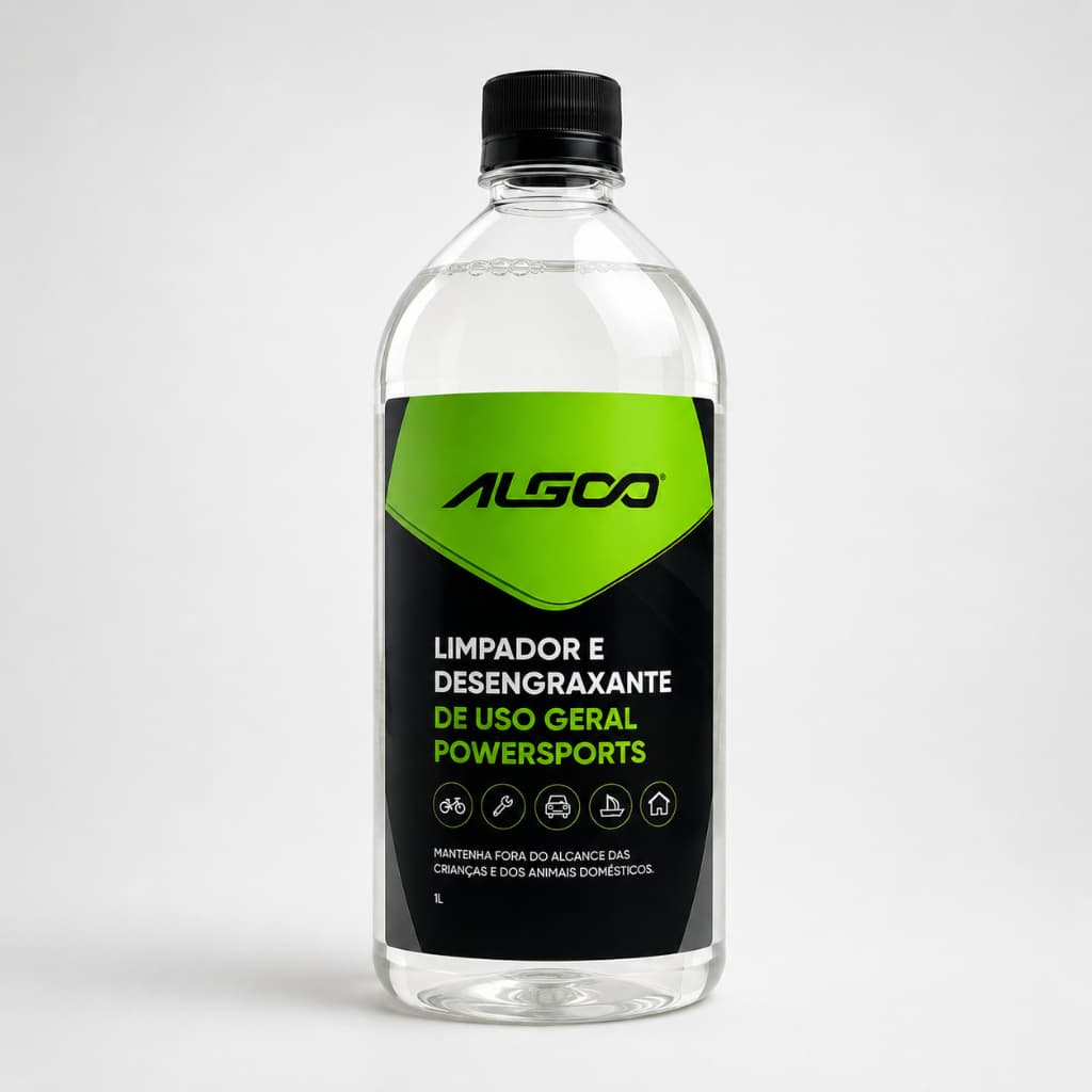 Desengraxante e Limpador Bike Moto Refil 1Litro Faz 6 Litros