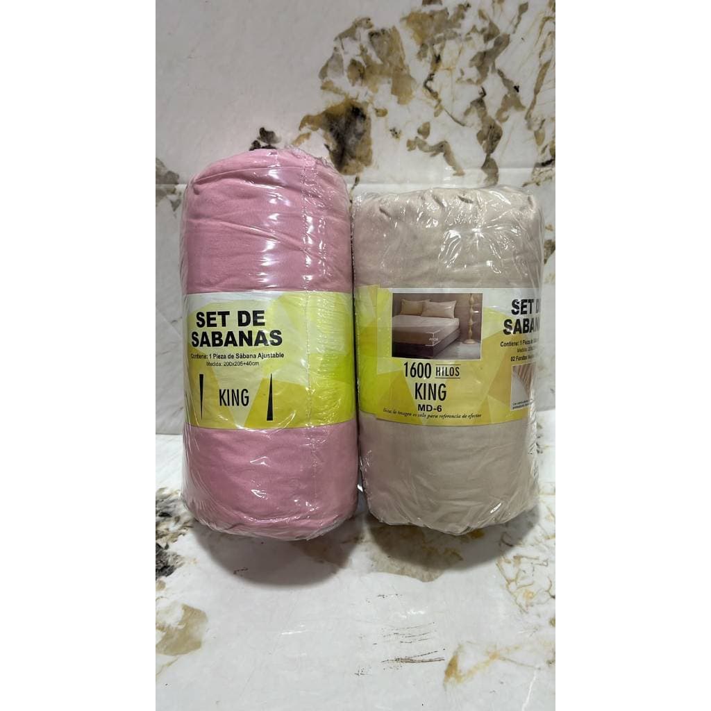 Lencol com elástico e fronha, 100% algodão, para cama king com 2 fronhas