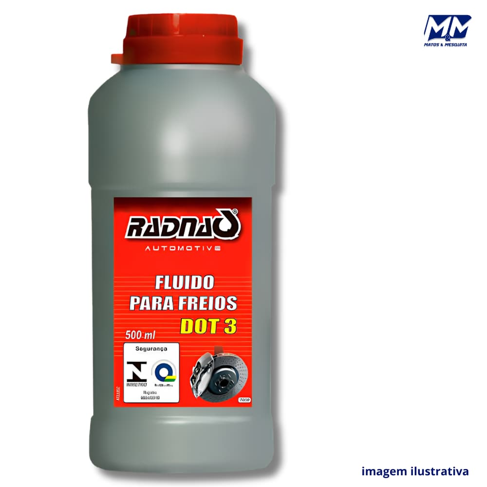 FLUIDO DE FREIO DOT3 500ml RADNAQ
