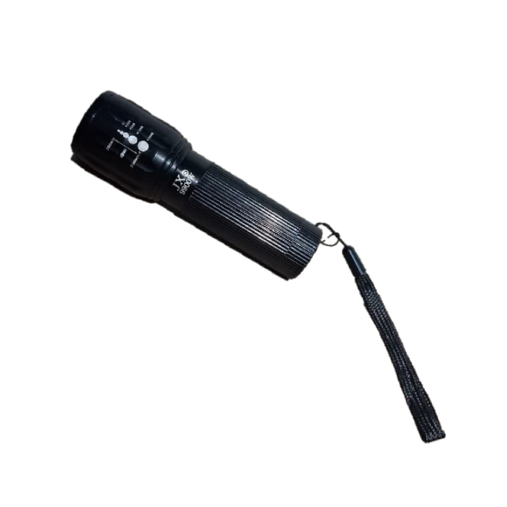 Mini Lanterna Tática Zoom 2000x Alça Alumínio Lanterna Bolso Luz Branca Forte Pilha Pesca Camping