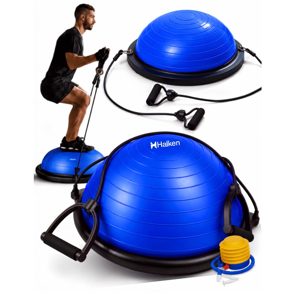 Meia Bola Bosu Equilíbrio Halken Balance Ball Fisioterapia