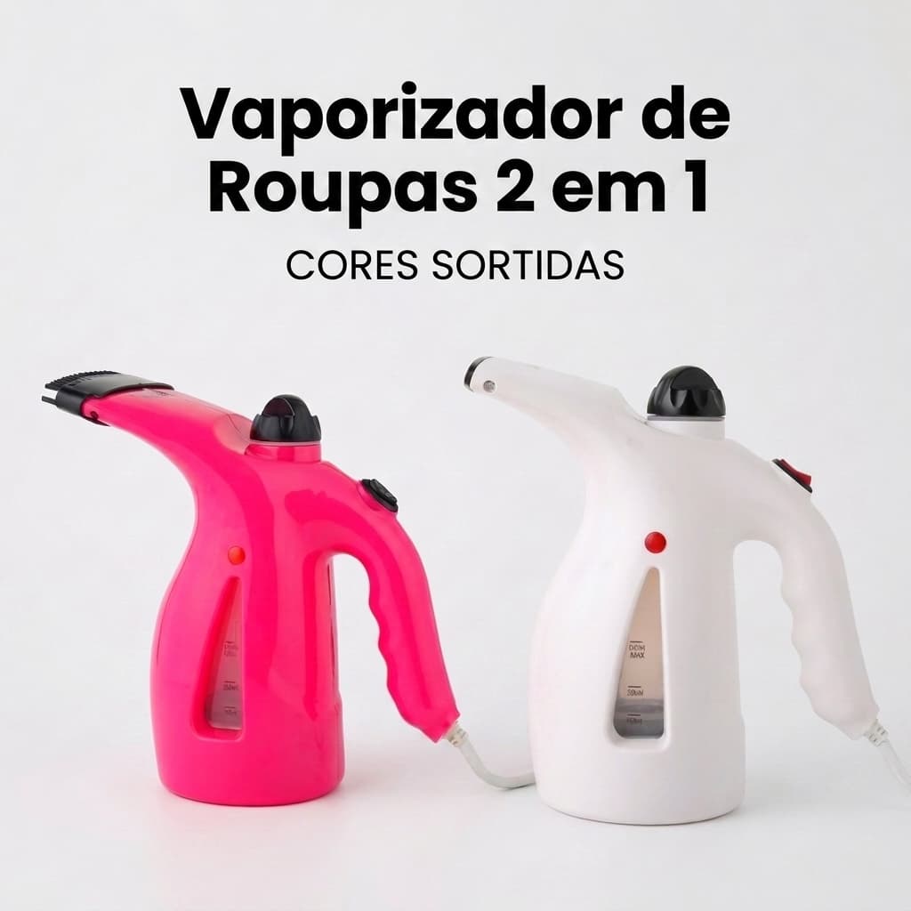 Passadeira 110V Vaporizador De Roupas 2 Em 1 Portátil A Vapor Portátil