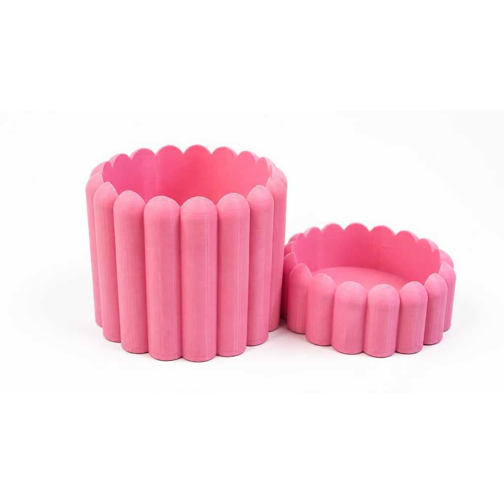 Kit Organizador de Mesa Porta Canetas + Porta Clips