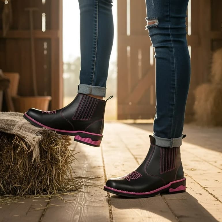 Botas Botinas Feminina Country Singoow Couro Legitimo
