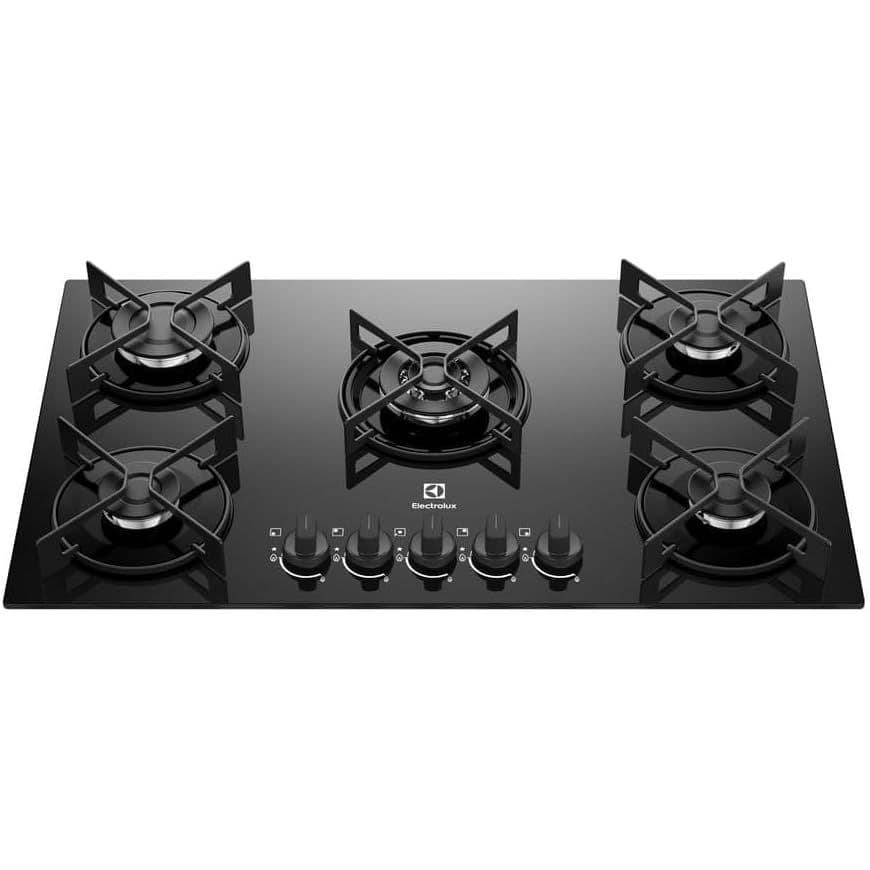 Cooktop  5 bocas Efficient Preto com Tripla Chama (KE5GT)