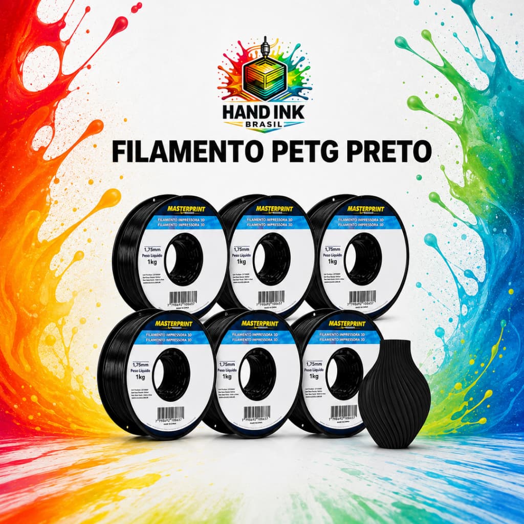 Filamento 3D PETG 1kg 1,75mm impressão Masterprint Premium